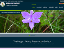 Tablet Screenshot of bergenswamp.org